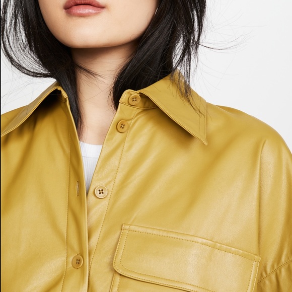 Faux Leather Shirt - Picture 2 of 13